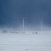 Wind turbines in freezing temperatures