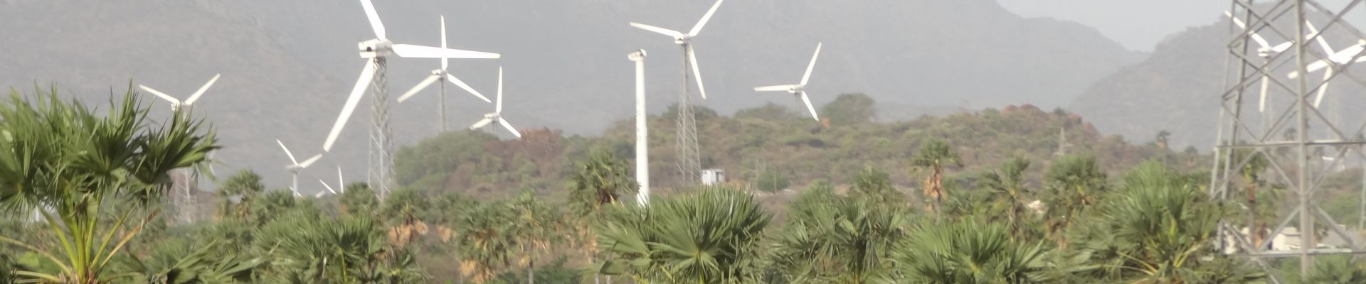 Servicios auxiliares a través de parques eólicos en India